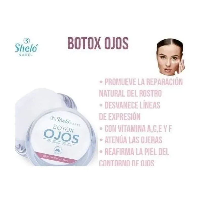 Crema Btx Ojos Sheló Tratamiento Especial Facial