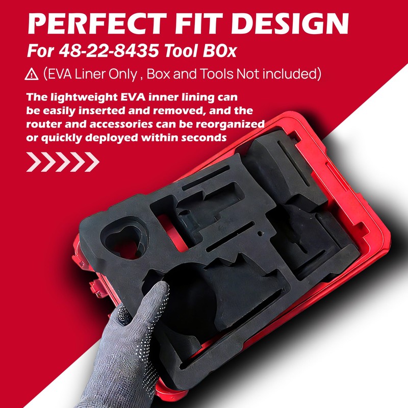 EVA Liner for 48-22-8435 Packout Tool Box | Compatible with