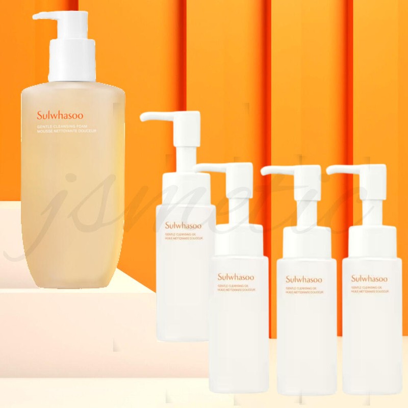 Sulwhasoo 설화수 순행 클렌징폼 200ml + 설화수 순행 오일 200ml(50ml