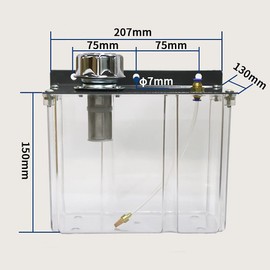 3L Spray Cooler, Coolant Pump Oil Mist Sprayer Lubrication Spray System Mental Cutting Cooling Water Pipe Nozzle Dust Removal Oil (Metal Tube)