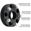 DCVAMOUS 4PC Black 5x4.75 Hubcentric Wheel Spacers 1.25 Inch with