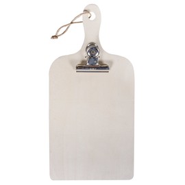 Rayher 62693000 Holz-Klemmbrett, FSC Mix Credit, 13,5x28x0,7cm, zum hä