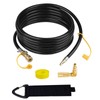 7Ft Quick Connect Propane Hose for RV to Grill, 1/4”