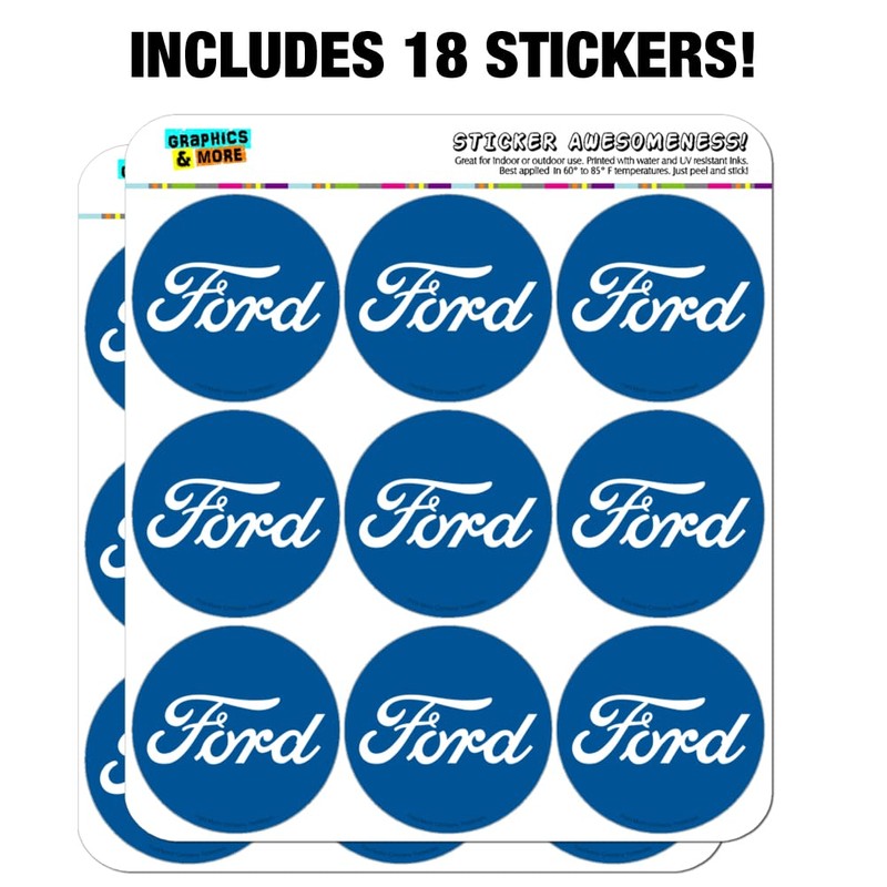Ford Classic Script Logo Planner Calendar Scrapbooking Crafting Stickers