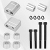 VG MOTO Driver Floorboard Outward Extension Spacer Extenders Kit 1''