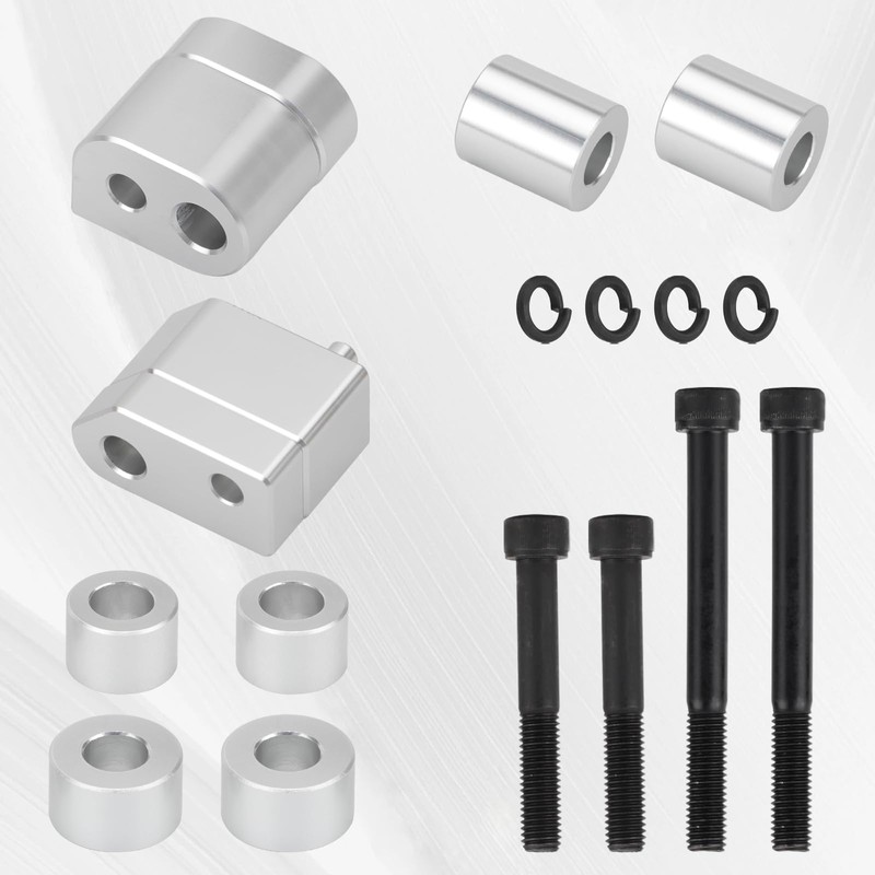 VG MOTO Driver Floorboard Outward Extension Spacer Extenders Kit 1''