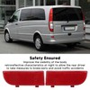 Rear Bumper Reflector, Rear Reflector Assembly, Left Right Red Rear
