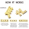 Qless Dice Game, Scrabble Board Game with 12 Dice Letters,
