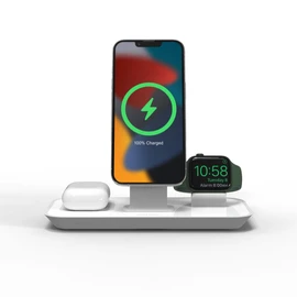 mophie-UNV Wireless-3N1 BYO MagSafe Stand-V2-White-Apple-NA