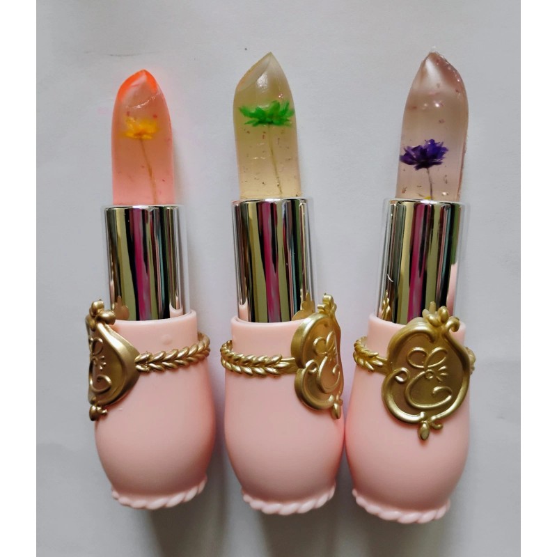 Flower Temperature Color Changing Jelly Lipstick (LOT OF 6)