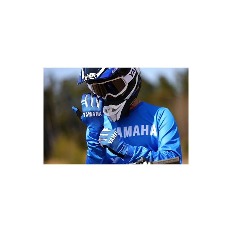YAMAHA MOTOR(Yamaha) OFF Riding Glove MY4001 Blue L Size Q6F-DFR-Y00-00L