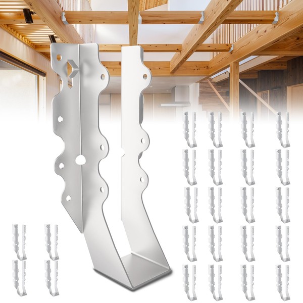 25 Pcs 2x8 Joist Hangers,20 Gauge Metal Face Mount Joist