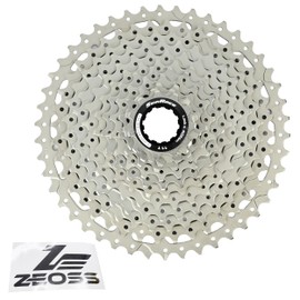 ZEOSS Sunrace CSRZ800 12 Speed Gravel Bike Cassette 11-46T, Silver sticker, SR3164-ZEO