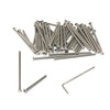 iexcell 50 Pcs M3 x 60mm Thread Pitch 0.5 mm