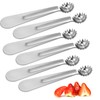 Qianyu 6 Pcs Tomato Stem Corer Strawberry Pitter Baller Practical
