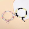Korotho Kitty And Bat Matching Bracelets for Couples Bf Gf
