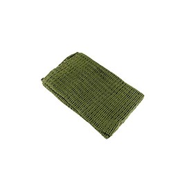 Web-tex Scrim Net Scarf 1m x 1m (39" x 39") – Tactical Cotton Military Face Cover Wrap, Lightweight Breathable Outdoor Scarves for Dust, Wind & Sun, Cold Night Protection – Olive