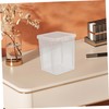 GANAZONO 2pcs Desktop Storage Box Transparent Organizer for Cosmetics Jewelry