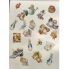 Beatrix Potter Illustrations, Decorative Photo Paper Cut Outs, Rabbits, Squirrels,