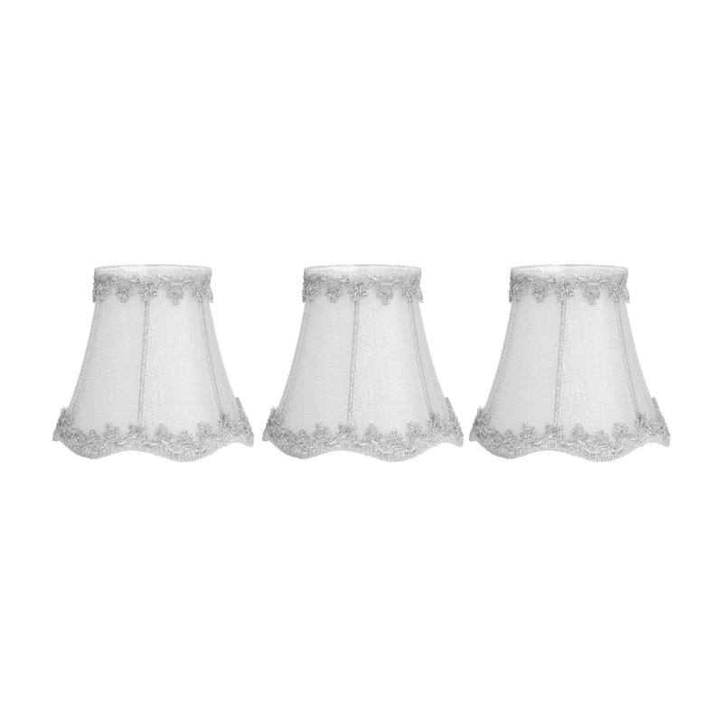 3Pcs Modern Lamp Shades E14 Candle Chandelier Lampshade Clip On