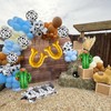 Western-Balloons - Set di 9 palloncini decorativi per feste a