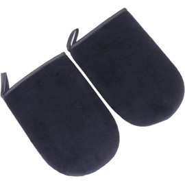 VALICLUD 2 piezas Guantes Aplicadores Autobronceadores Negros Aplicador Crema sin Rayas para Bronceado Natural y Uniforme Cómodos y Fáciles de Usar