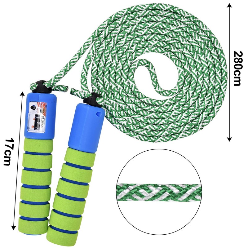Linkbro Skipping Rope Speed Rope with Counter and Comfortable Non-Slip