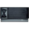 Ike Behar Black Silk Cummerbund and Bow Tie Set