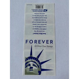 US SCOTT 4519b PANE OF 18 LADY LIBERTY & AMERICAN FLAG FOREVER STAMPS MNH