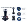 Pactrade Marine Navigation Lights for Boats LED - Red/Green Battery