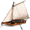 GAWEGM Ship Building Kit - 1:30 Flattile Wooden Fishing Boat