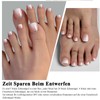 Pack of 120 False Toenails Kit - Ombre Nude Artificial