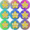 144 Star Shine 30mm Stickers Glossy Reward Stickers for School