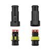 QWORK® 10 pieces car plug waterproof connector 2 pin, cable