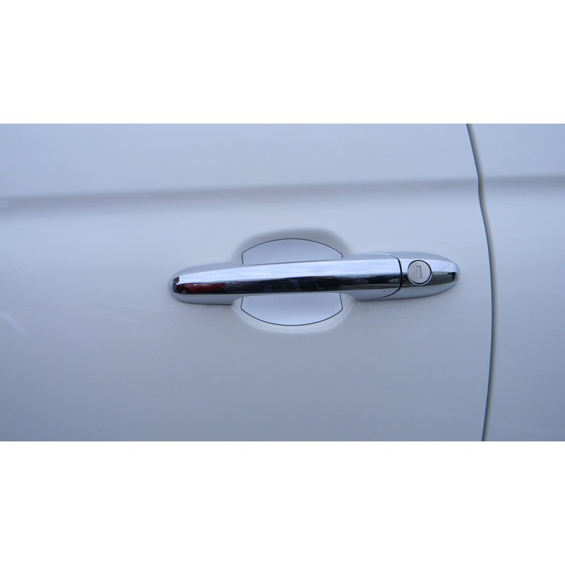 Gloss White Auto Accessory Door Handle Trim Molding Scratch Cover