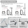 Justech 12V Heavy-Duty Linear Actuator 225LBS/1000N-6inch/150mm Silent IP65 Electric Actuator