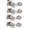 Lanwandeng 4 Sets Keyed Alike Entry Door Knobs and Single