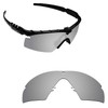 Alphax Silver Titanium Polarized Replacement Lenses for Oakley Si M