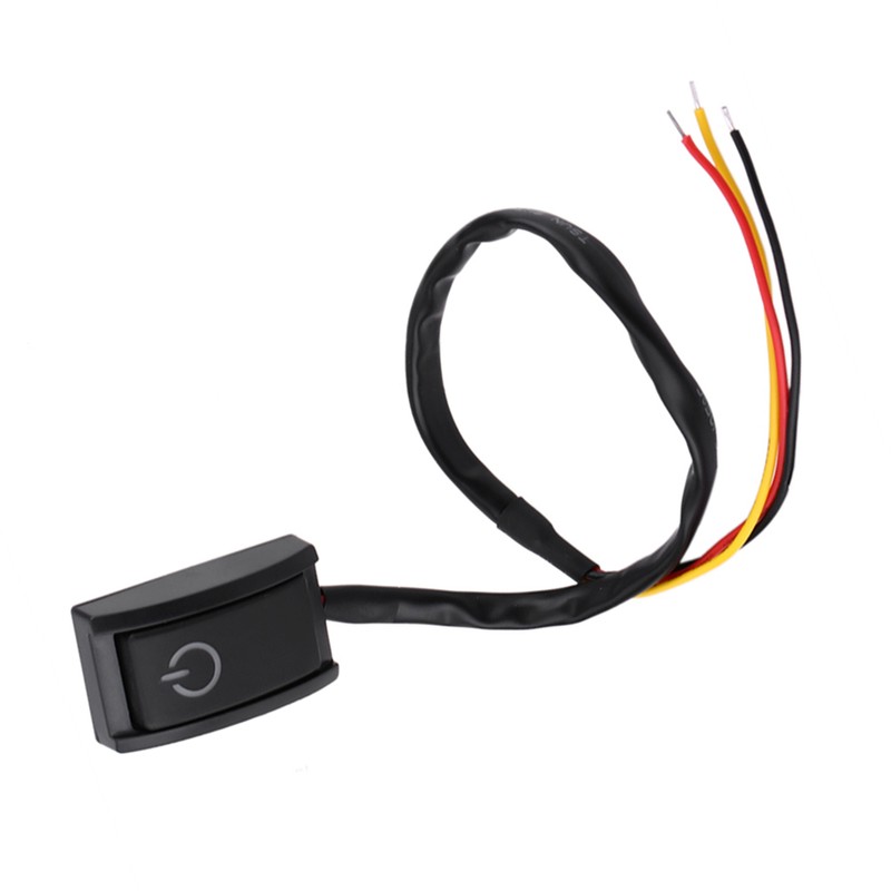 DC 12V 200mA Car DIY Switch Paste Type Sticky Button