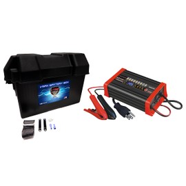 BC8S1210A 10A AGM Charger and Group 27-31 Battery Box ABS