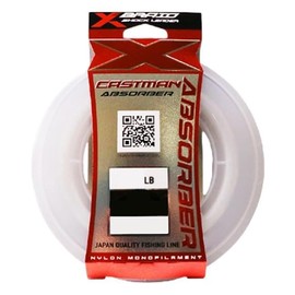 XBRAID Nylon Reader, Cast Man Absorber, Super Fine Clear, 11.8 ft (30 m), No. 10 (35LB)