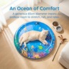 GYMMFK Tummy Time Water Mat,65cm Water Play Mat for Cats