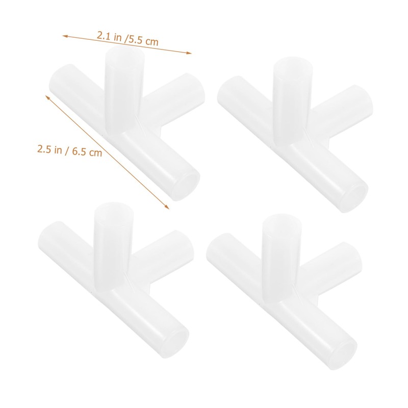 Gatuida 24Pcs Four Way Connector for Tent Poles Durable Fitting