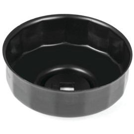 Performance Tool W54068 80mm, 15 Flutes Steel Oil Filter Wrench for 3/8-Inch Drive Tool, Multiple Brands Compatible