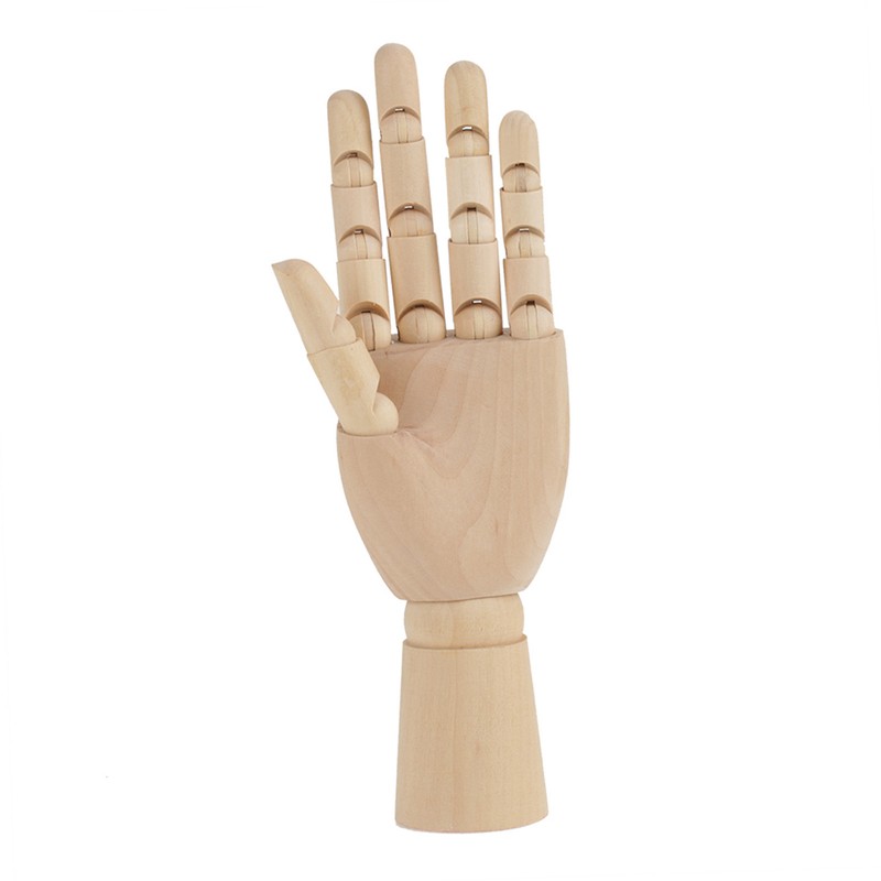 Women Hand Body Artist Model Jointed Articulated Wood Sculpture Mannequin
