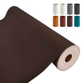 AOOTOOLINK Leather Repair Patch 35X158 Inch Self Adhesive Leather Repair, Large Leather Repair Tape for Couches, Furniture, Car Seats, Cabinets, Sofa, Handbags (Coffee, 35X158 Inch)
