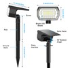 Solar Spot Lights Outdoor, [57 LED/6 Pack] Solar Lights Outdoor