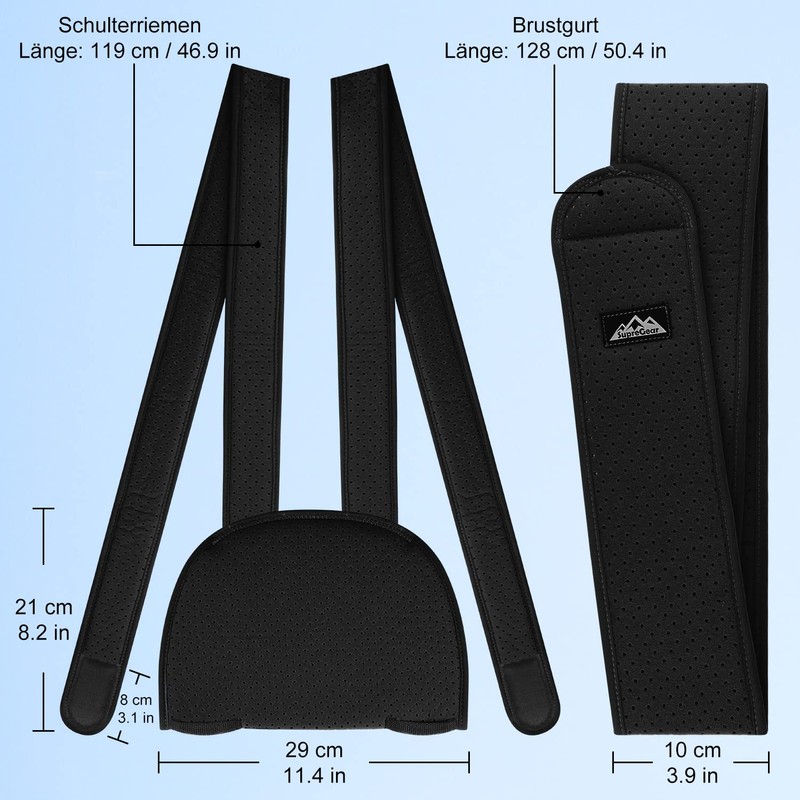 supregear Arm Sling Shoulder, Adjustable Comfortable Shoulder Sling Immobiliser Sling