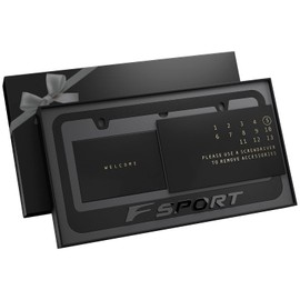 Black License Plate Frame