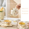 Teapot cup combo,Teapot and Teacup for One,Porcelain Tea for One